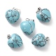 Synthetic Turquoise Pendants(G-I311-A33)-1