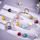 chgcraft 18pcs 9 couleurs perles de résine opaques Halloween(RESI-CA0001-42)-3