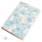 Cloth Book Covers, Rectangle with Strawberry, Pale Turquoise, 165x210x6mm(FIND-WH20008-16B-03)