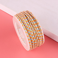 Cotton String Threads, Macrame Cord, Decorative String Threads, for DIY Crafts, Gift Wrapping and Jewelry Making, Orange, 1.8mm, about 21.87 Yards(20m)/Roll(PW-WG80073-05)
