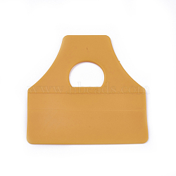 Plastic Scraper Tool, Orange, 96x97x2.5mm(TOOL-WH0117-36)