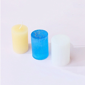 DIY Silicone Candle Molds, For Candle Making, White, 5.4x7.1cm