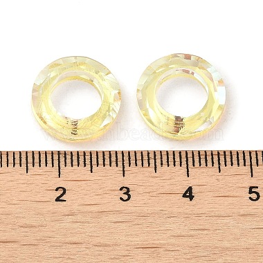Electroplate Transparent Glass Linking Rings(GLAA-F126-01A)-3