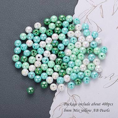 400pcs 4 couleurs perles acryliques opaques(MACR-SZ0001-79B)-2