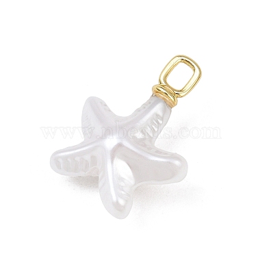 Brass & ABS Plastic Pearl Pendants(PL-CBAEB37-01A-G)-2