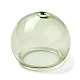 прозрачный конус из стеклянных бусин(GLAA-G100-01C-02)-1