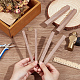 6pcs 3 styles de b&acirc;tons en bois(WOOD-OC0003-85)-3