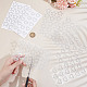 10 Sheets 2 Style Rhinestones Face Sticker(FIND-GO0001-59)-3