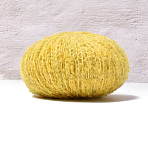 Wool and Polyester Yarn, for Weaving, Knitting & Crochet, Yellow, 0.5mm, 200m/skein(PW-WG0A3E8-34)