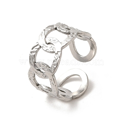 Non-Tarnish 201 Stainless Steel Finger Rings, Stainless Steel Color, 10mm, Inner Diameter: 18mm(RJEW-H223-03P-07)