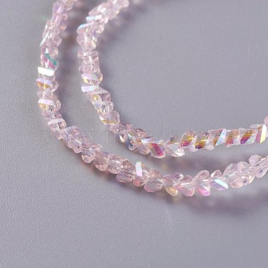 Chapelets de perles en verre galvanoplastique(EGLA-E057-01B-01)-3