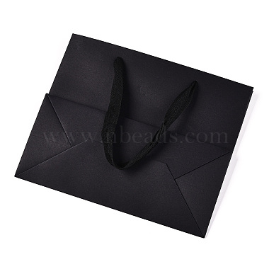 bolsas de papel rectangulares con asas de cuerda(CARB-L011-02C-05)-2