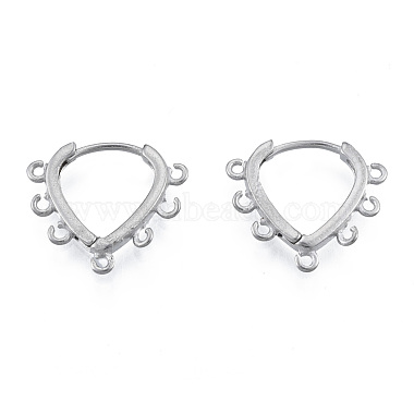 Stainless Steel Color 316 Surgical Stainless Steel Hoop Earring Findings