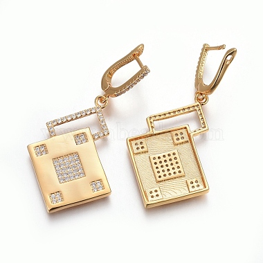 Kits de bijoux en laiton avec zircone cubique de micro pave(SJEW-F189-07G)-4