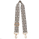 Two Tone Rhombus Pattern Polyester Braided Adjustable Bag Handles(FIND-WH0129-27A)-1