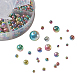 Perles en plastique imitation perles arc-en-abs(OACR-YW0001-03G)-2