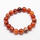 Natural Striped Agate/Banded Agate Stretchy Bracelets(BJEW-G428-6mm-06)-2