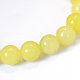Natural Lemon Jade Round Bead Strands(X-G-E334-10mm-07)-2