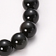 Natural Obsidian Beaded Stretch Bracelets(BJEW-Q692-12-8mm)-2