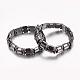 Valentine Day Gifts for Husband Stretchy Magnetic Synthetic Hematite Bracelet(IMB005)-1