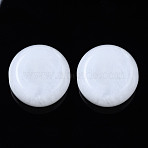 Acrylic Beads, Imitation Gemstone Style, Column, Creamy White, 33x23mm, Hole: 4.5mm, about 26pcs/500g(OACR-N131-006-12)