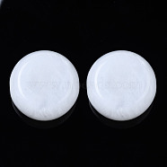 Acrylic Beads, Imitation Gemstone Style, Column, Creamy White, 33x23mm, Hole: 4.5mm, about 26pcs/500g(OACR-N131-006-12)