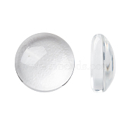 Transparent Glass Cabochons, Half Round/Dome, Clear, 7.5~8x3mm(X-GGLA-R026-8mm)