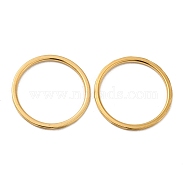 Ion Plating(IP) 304 Stainless Steel Plain Band Rings, Golden, US Size 6(16.5mm)(RJEW-I101-01A-G)