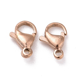 Rose Gold Others Stainless Steel Clasps(STAS-H353-E-02RG)