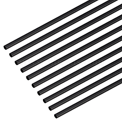 Carbon Fiber Bars, Black, 400x2mm(AJEW-WH0696-611A)