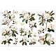 3 Sheets 3 Styles Flower PVC Waterproof Decorative Stickers(DIY-WH0404-039)-1