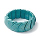 Synthetic Turquoise Beaded Stretch Bracelets(BJEW-P299-08A)-1