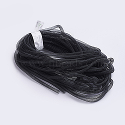 Plastic Net Thread Cord, Black, 4mm, 50Yards/Bundle(150 Feet/Bundle)(PNT-Q003-4mm-16)