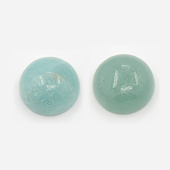 Natural Amazonite Cabochons, Half Round/Dome, 10x4~6mm