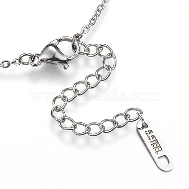 304 Stainless Steel Pendant Necklaces(NJEW-N0071-12)-4