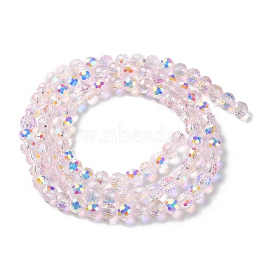 Transparent Electroplate Glass Beads Strands(GLAA-Q099-B01-07)-2