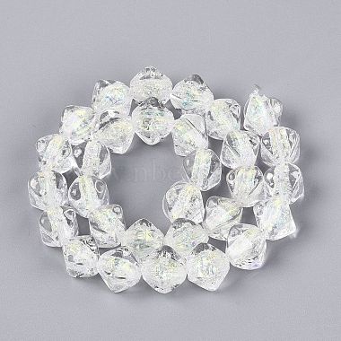 handgemachte Glasperlen Str&auml;nge Folie(FOIL-Q002-06E)-2