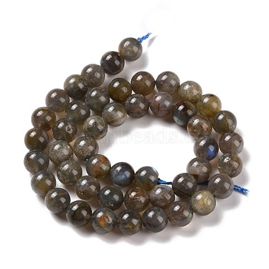 Chapelets de perles rondes en labradorite naturelle(G-I156-01-8mm)-4