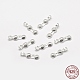 925 Sterling Silver Bead Tips(STER-P032-16S)-1