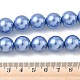 環境に優しい染色ガラスパールラウンドビーズ連売り(HY-A002-14mm-RB015)-2