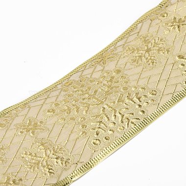 Snowflake Pattern Cotton Ribbon(DIY-P012-01B-02)-3