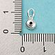 925 Sterling Silver Birthstone Charms(STER-G035-01D-01)-3