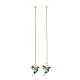 Bird Alloy Rhinestone Ear Thread(FS-WG4B879-02)-1