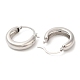 Rack Plating Brass Plain Hoop Earrings(EJEW-R152-01P)-2