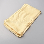 Satin Stretch Chair Sashes Bows, Wedding Chair Back Decoration, Champagne Yellow, 2720x180x0.3mm(FIND-WH0152-279)