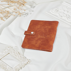 Imitation Leather Loose-leaf Notebook Cover, Rectangle, Saddle Brown, 190x140x28mm(AJEW-WH0695-115B)