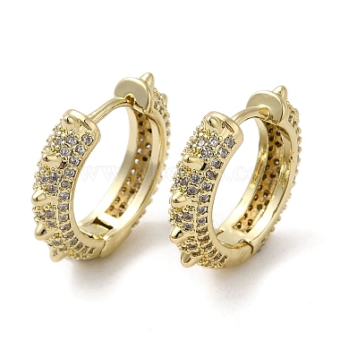 Clear Ring Cubic Zirconia Earrings