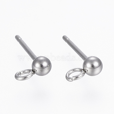 Stainless Steel Color Stainless Steel Stud Earrings