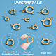 8Pcs 4 Styles 201 Stainless Steel Spring Ring Clasps(STAS-UN0045-10)-5