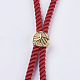 Nylon Twisted Cord Bracelet Making(MAK-F018-01G-RS)-3